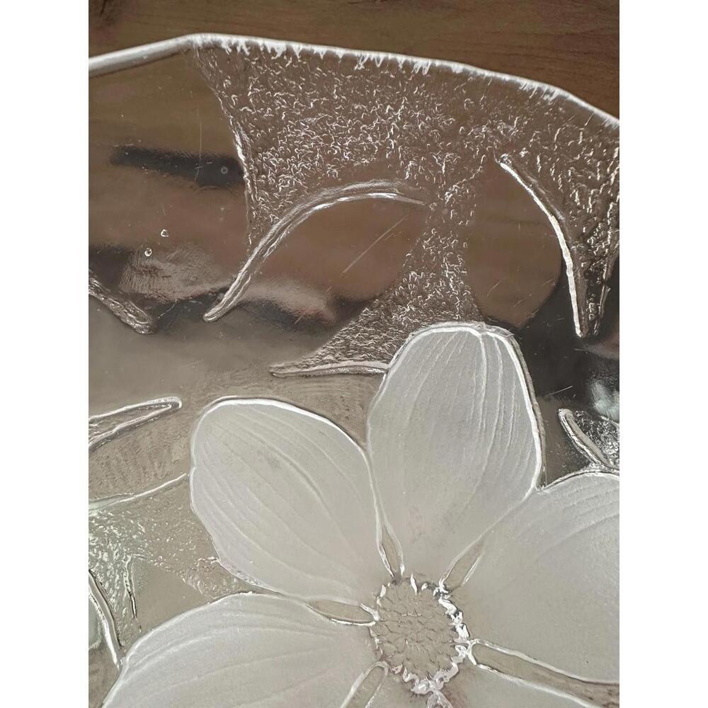 ISAK Mats Jonasson Lead Crystal Bowl 6.5" Maleras Sweden Scandinavian Art Glass - Picture 4 of 6